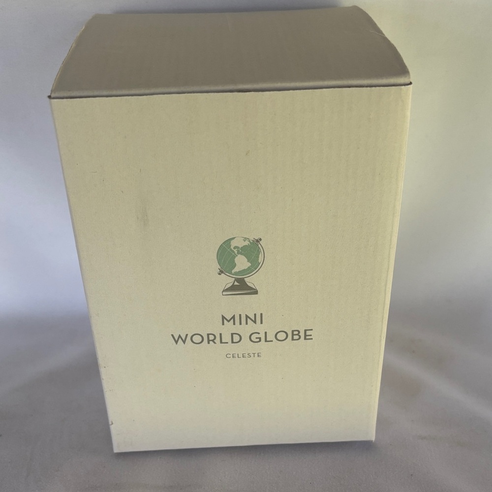 NIB Z-GALLERY VERY CUTE MINI WORLD GLOBE - CELESTE- 6” - Picture 7 of 12